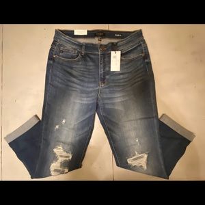 Judy Blue Distressed Boyfriend Jeans, NWT 14W